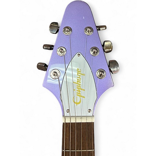 Used Epiphone KIRK HAMMIT V Purple Solid Body Electric Guitar