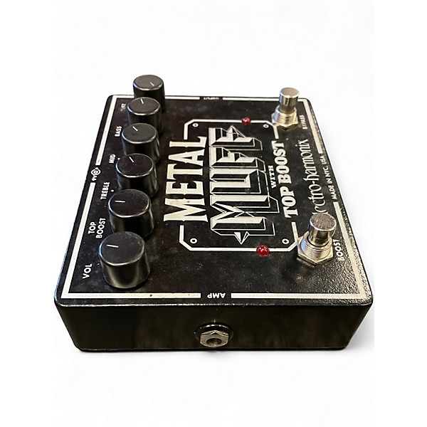 Used Electro-Harmonix Metal Muff Distortion With Top Boost Effect Pedal