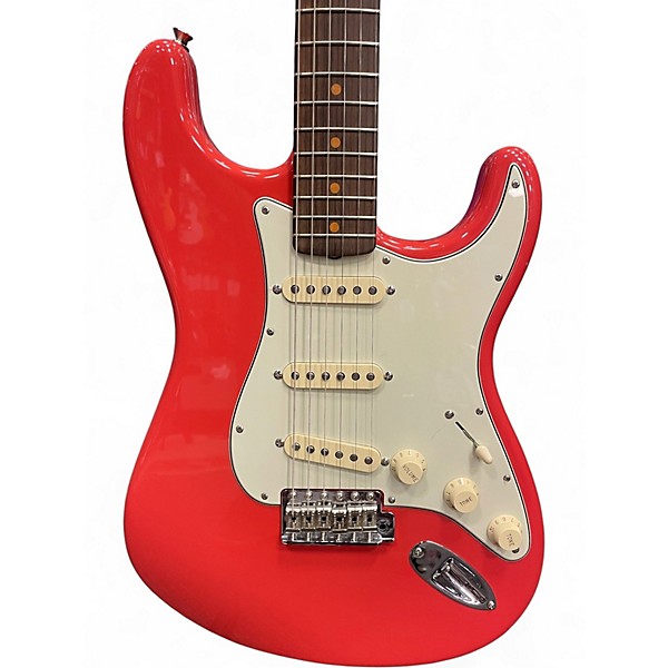 Used Fender American Vintage II 1961 Stratocaster Fiesta Red Solid Body Electric Guitar
