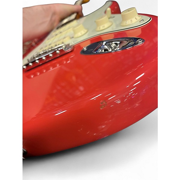 Used Fender American Vintage II 1961 Stratocaster Fiesta Red Solid Body Electric Guitar