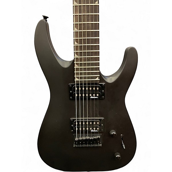 Used Jackson Dinky JS22-7 DKA HT Arch Top Satin 7-String  BLACK Solid Body Electric Guitar