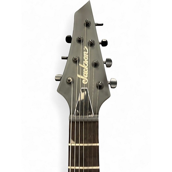Used Jackson Dinky JS22-7 DKA HT Arch Top Satin 7-String  BLACK Solid Body Electric Guitar