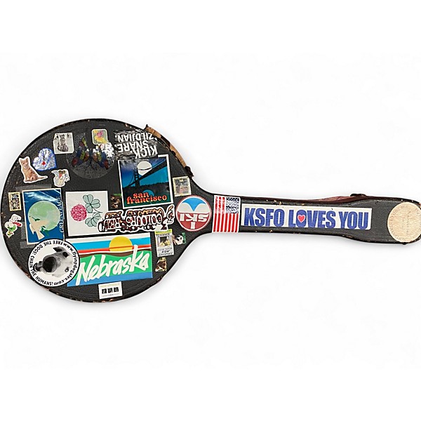 Vintage 1920s Charles Strongberg MARIMBA TENOR BANJO Antique Natural Banjo