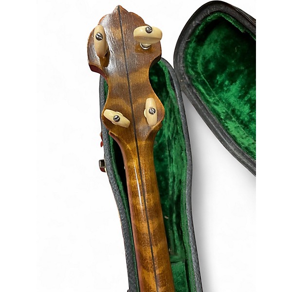 Vintage 1920s Charles Strongberg MARIMBA TENOR BANJO Antique Natural Banjo