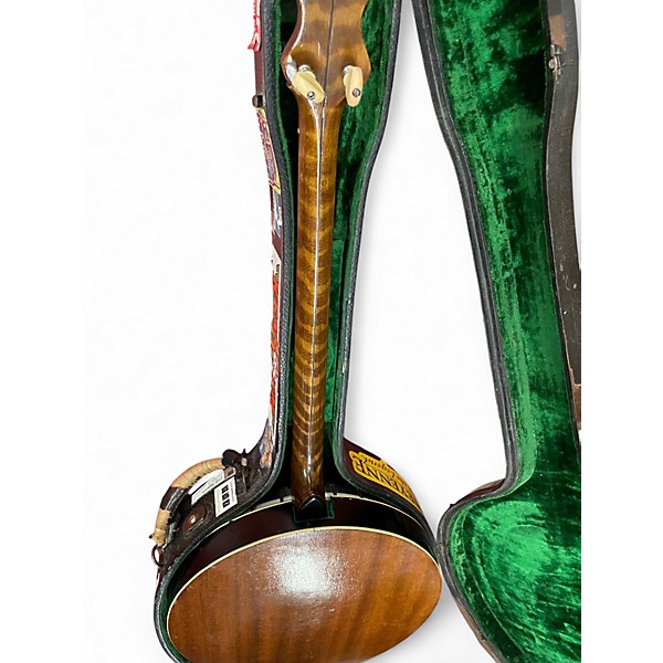 Vintage 1920s Charles Strongberg MARIMBA TENOR BANJO Antique Natural Banjo