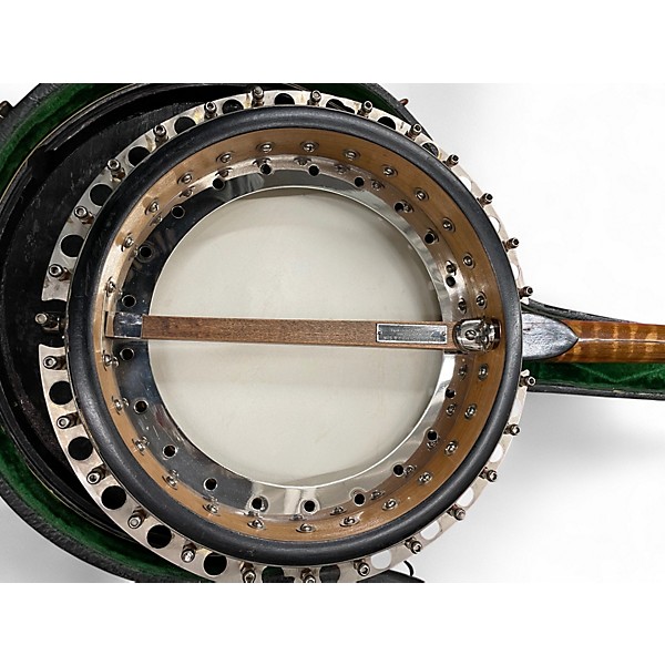 Vintage 1920s Charles Strongberg MARIMBA TENOR BANJO Antique Natural Banjo