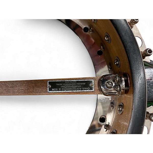 Vintage 1920s Charles Strongberg MARIMBA TENOR BANJO Antique Natural Banjo