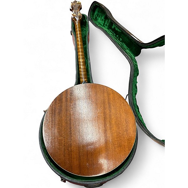 Vintage 1920s Charles Strongberg MARIMBA TENOR BANJO Antique Natural Banjo