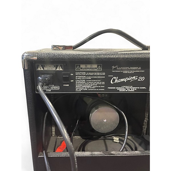 Used Fender Champion 20 Guitar Combo Amp