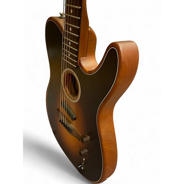 Used 2024 Fender Acoustasonic Player Telecaster 3 Color Sunburst Acoustic Electric Guitar