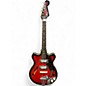 Used Segova electric Candy Red Burst Hollow Body Electric Guitar thumbnail