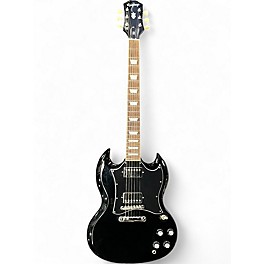 Used 2023 Epiphone SG Standard Ebony Solid Body Electric Guitar