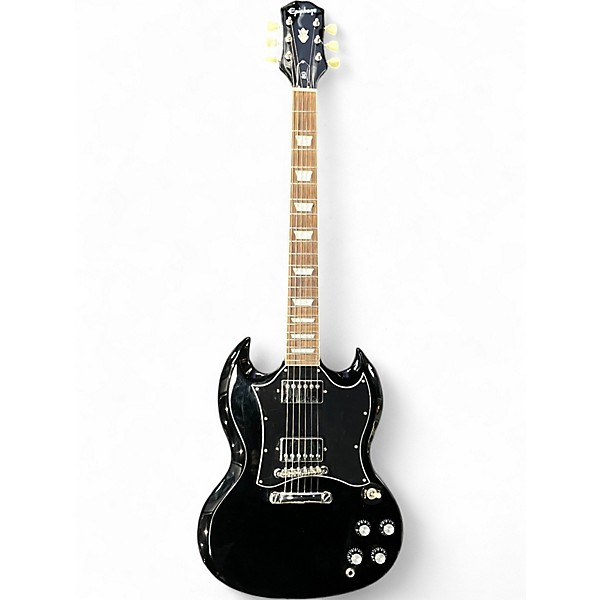Used 2023 Epiphone SG Standard Ebony Solid Body Electric Guitar