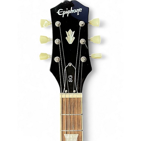 Used 2023 Epiphone SG Standard Ebony Solid Body Electric Guitar