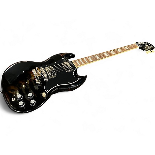 Used 2023 Epiphone SG Standard Ebony Solid Body Electric Guitar
