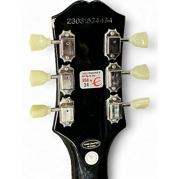 Used 2023 Epiphone SG Standard Ebony Solid Body Electric Guitar