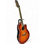 Used Ovation CC245 Celebrity Cherry Sunburst 12 String Acoustic Electric Guitar