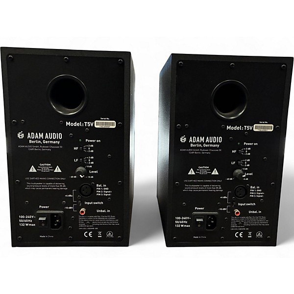 Used ADAM Audio T5V Pair Powered Monitor