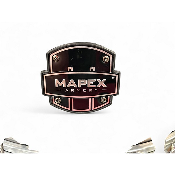 Used Mapex 5.5X14 ARMORY SERIES TOMAHAWK SNARE  DARK CHROME Drum