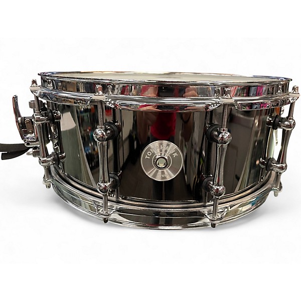 Used Mapex 5.5X14 ARMORY SERIES TOMAHAWK SNARE  DARK CHROME Drum