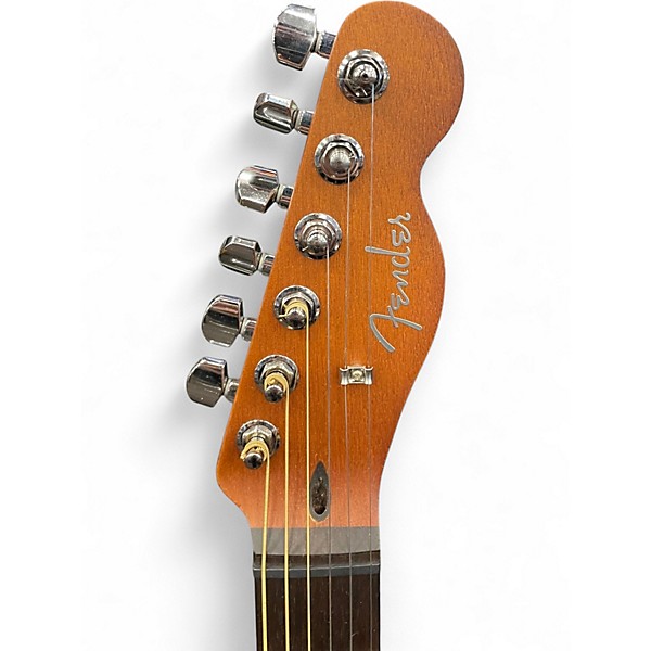 Used Fender Acoustasonic Player Telecaster Natural Acoustic Electric Guitar