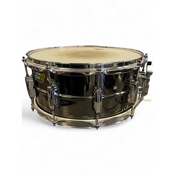 Used Ludwig 6.5X14 Black Beauty Snare Black Chrome Drum