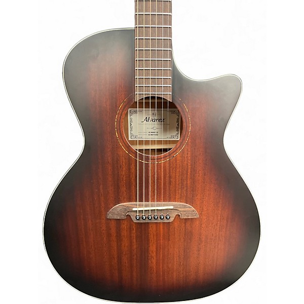 Used Alvarez ag660ce2 Mahogany Acoustic Guitar