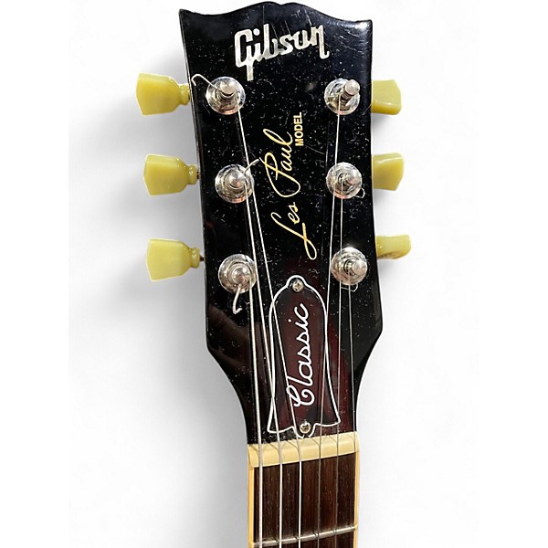 Used Gibson Les Paul Classic Honey Burst Solid Body Electric Guitar