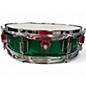 Used Ludwig 3X13 CLASSIC BIRCH GREEN SPARKLE Drum thumbnail