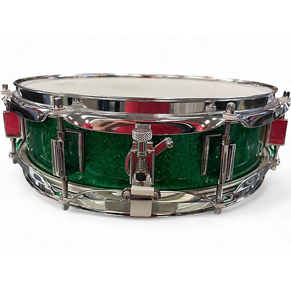 Used Ludwig 3X13 CLASSIC BIRCH GREEN SPARKLE Drum