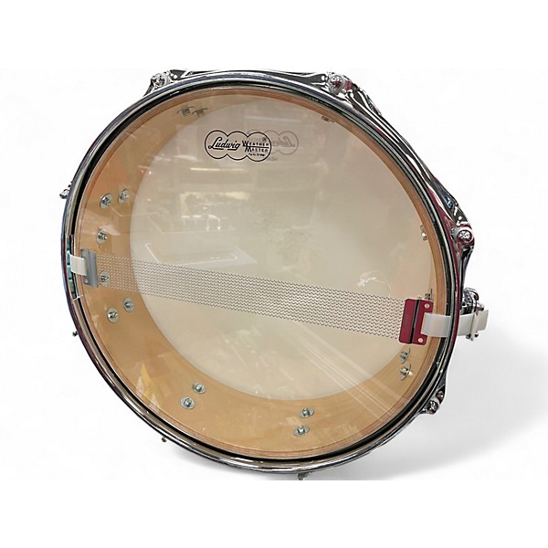 Used Ludwig 3X13 CLASSIC BIRCH GREEN SPARKLE Drum