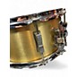 Used Ludwig 14in Brass and Wood Snare Brass Drum