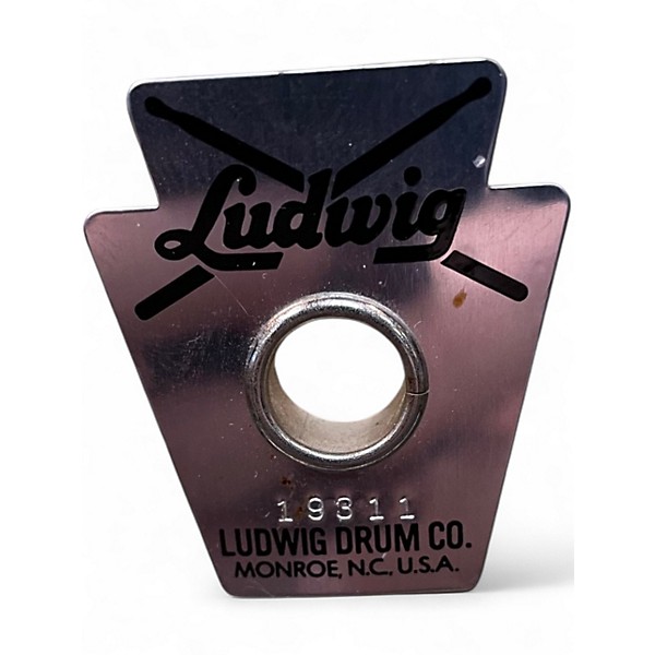 Used Ludwig 14in Brass and Wood Snare Brass Drum