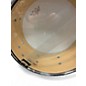 Used Ludwig 14in Brass and Wood Snare Brass Drum