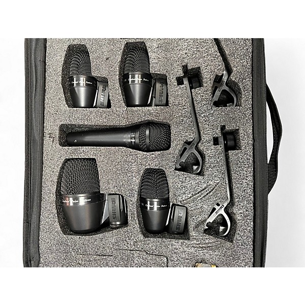 Used Shure PGADRUMKIT5 5-Piece Percussion Microphone Pack
