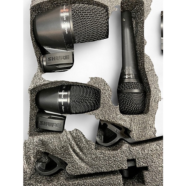 Used Shure PGADRUMKIT5 5-Piece Percussion Microphone Pack