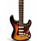 Used Squier Bullet Stratocaster 3 Tone Sunburst Solid Body Electric Guitar