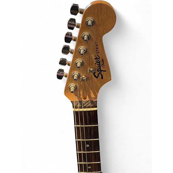 Used Squier Bullet Stratocaster 3 Tone Sunburst Solid Body Electric Guitar