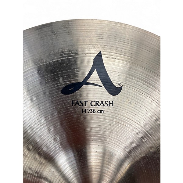 Used Zildjian 14in A Series Fast Crash Cymbal