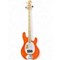 Used Sterling by Music Man Sting Ray Orange Electric Bass Guitar thumbnail