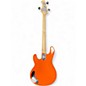 Used Sterling by Music Man Sting Ray Orange Electric Bass Guitar