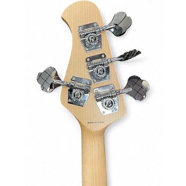 Used Sterling by Music Man Sting Ray Orange Electric Bass Guitar