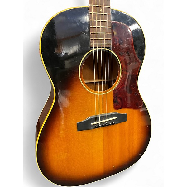Vintage 1960s Gibson LG1 2 Color Sunburst Acoustic Guitar