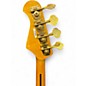 Used SX TRADITIONAL SERIES FRETLESS BASS Crimson Red Burst Electric Bass Guitar