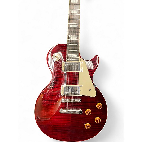 Used Epiphone Les Paul Standard Pro Blood Orange Solid Body Electric Guitar