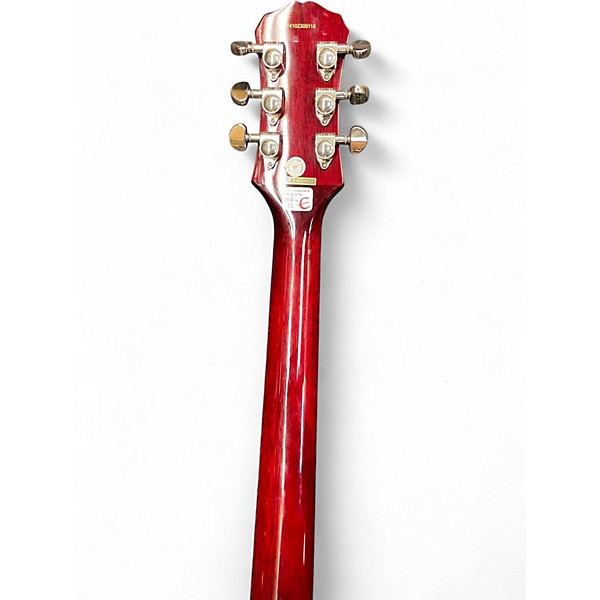 Used Epiphone Les Paul Standard Pro Blood Orange Solid Body Electric Guitar