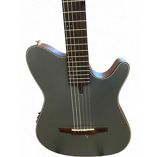 Used Ibanez FRH10N-IBF  indigo Blue Metallic Classical Acoustic Electric Guitar