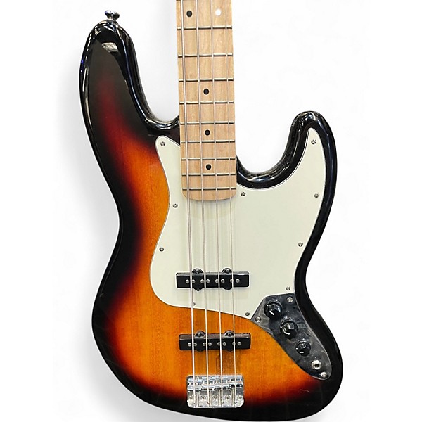 Used Squier JAZZ BASS Tobacco Sunburst Electric Bass Guitar