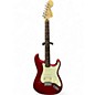Used Fender Deluxe Stratocaster HSS Candy Apple Red Solid Body Electric Guitar thumbnail