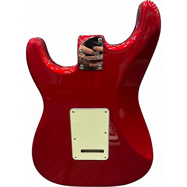 Used Fender Deluxe Stratocaster HSS Candy Apple Red Solid Body Electric Guitar
